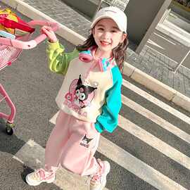 女童套装春秋装2025新款时髦洋气儿童装网红炸街女宝宝秋季运动潮