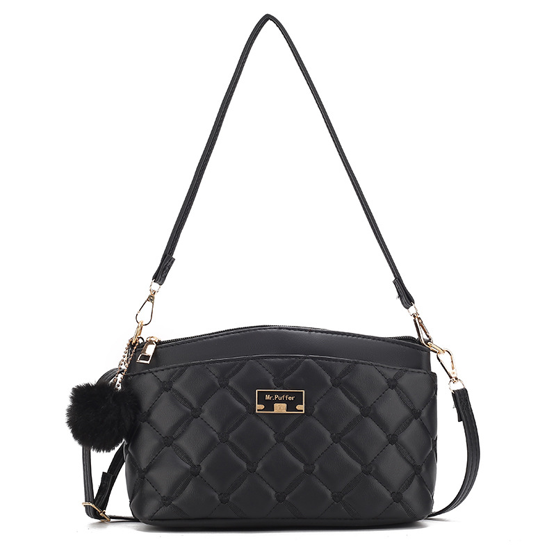 Puffer 2023 Invierno Nuevo bolso de las axilas de alto sentido bolso de hombro de gran capacidad transfronteriza geométrica crossbody bolso de las mujeres