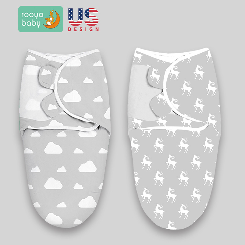 Edredón de algodón puro Four Seasons universal anti-kick toalla edredón anti-shock Toalla de pañales para bebés recién nacidos saco de dormir para bebés