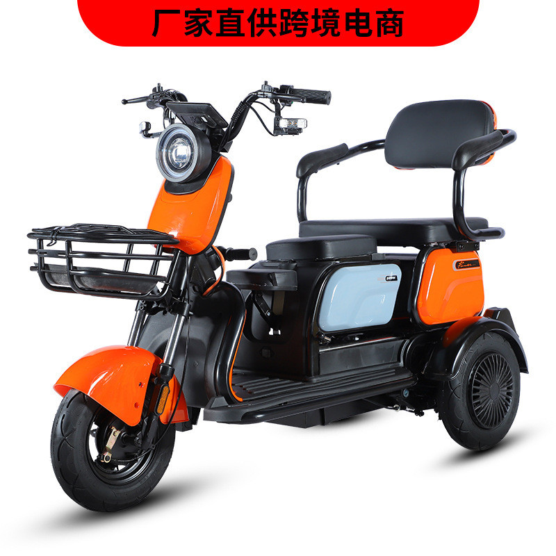 New Model from the Source Factory, National Standard X3 Electric Tricycle, Elderly Mobility Scooter, Small Electric Vehicle for Women to Transport Children