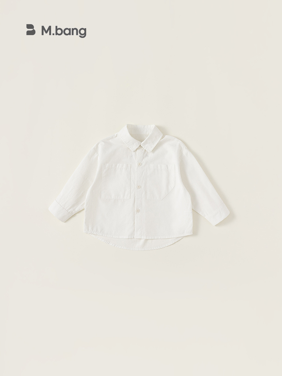 Youbao ropa para niños primavera nuevos productos camisas para niños de manga larga de color sólido camisa de ropa para niños de estilo simple CY84030