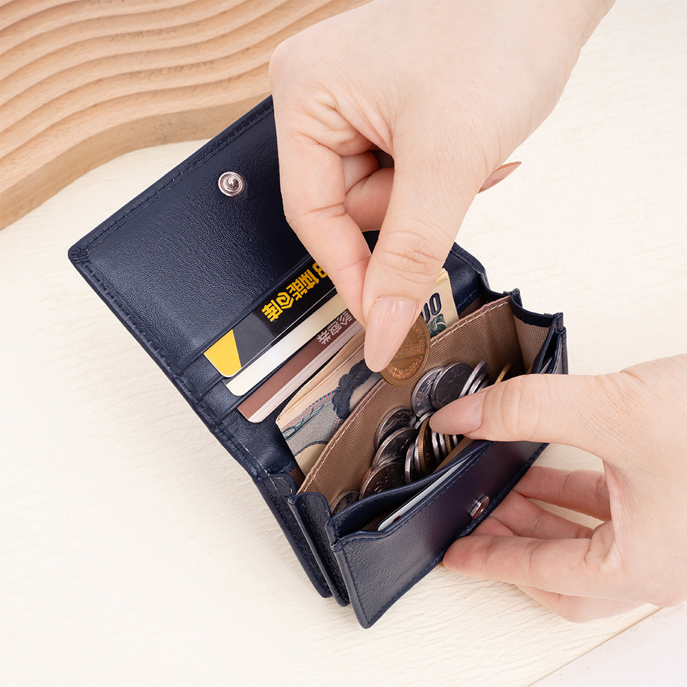 新款真皮名片包日式时尚复古植鞣皮卡片包多卡位外贸名片夹牛皮