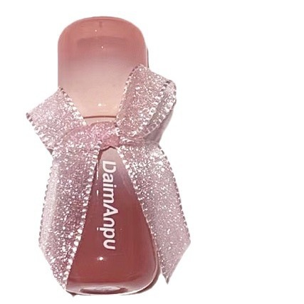 DAIMANPU transparente espejo de oxígeno labial esmalte labial de color natural brillo labial esmalte labial