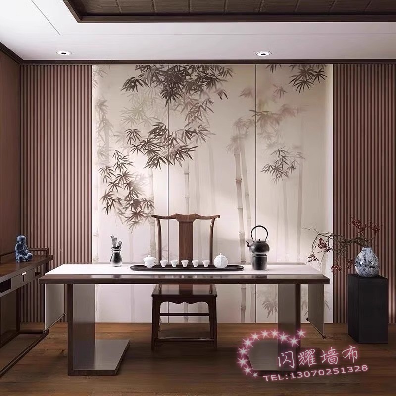 轻奢风潮牌麻将馆主题背景墙布网红服装店墙纸奢侈品棋牌装饰壁纸|undefined