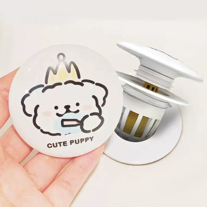 洗手盆按压式水塞子洗脸池弹跳芯地漏下水器管防臭芯洗手池漏水塞