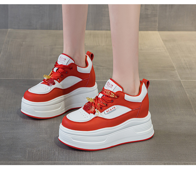 Giày sneaker nữ đế dày phong cách thể thao mùa thu 2025 — M 2973m màu, M2973 màu đen, M2973 màu đỏ chi tiết 26