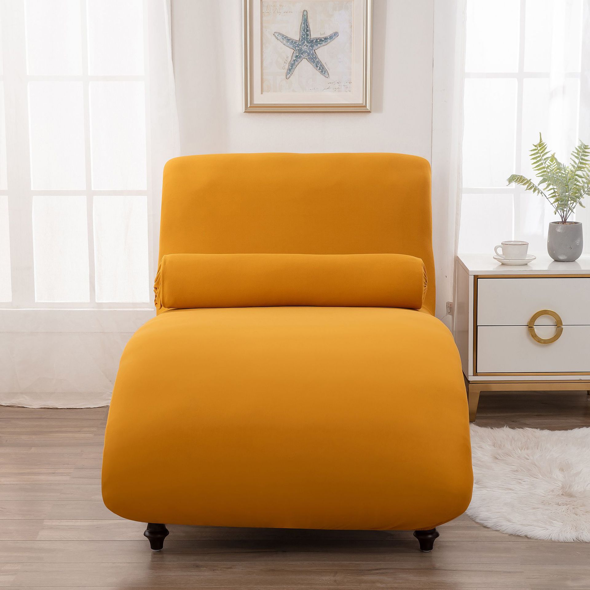 Housse de canapé élastique minimaliste style français chic_voghion.com