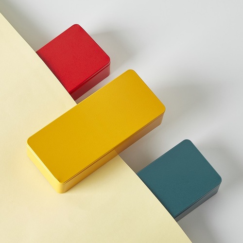 Square tea leaf packaging bag box, two-brewed steel can, portable instant gift, small steel box, new product wholesale