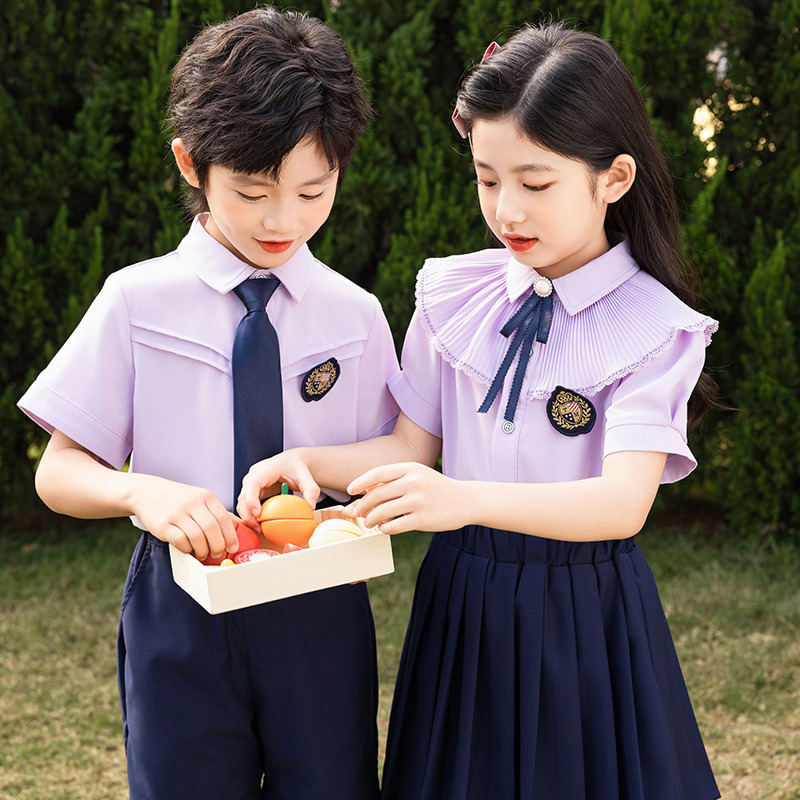 Preschool graduation photos, performance costumes, summer new items, British college style, class uniforms, primary school choir performance costumes