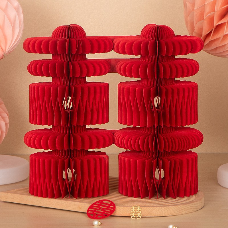 Compromiso panal tridimensional decoración de la boda decoración de la habitación de la boda decoración del banquete de boda Boda boda suministros especiales de la boda