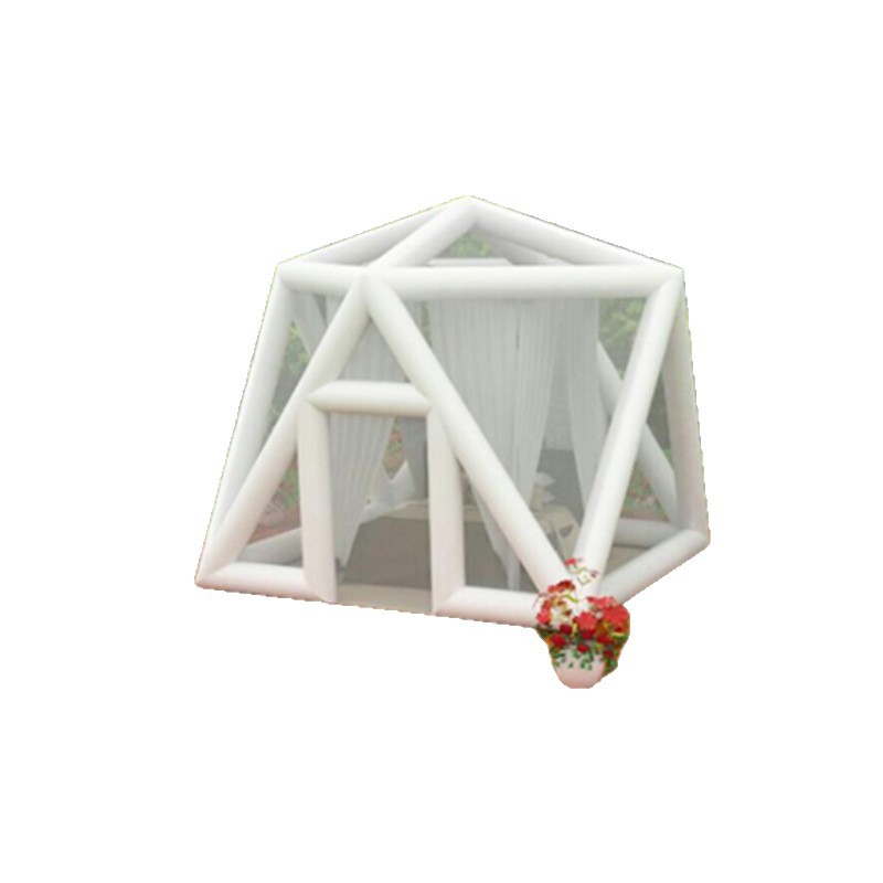 Alloggio gonfiabile popolare per il campeggio, tenda da esterno terrestre, casa mobile trasparente a bolla con cielo stellato_voghion.com