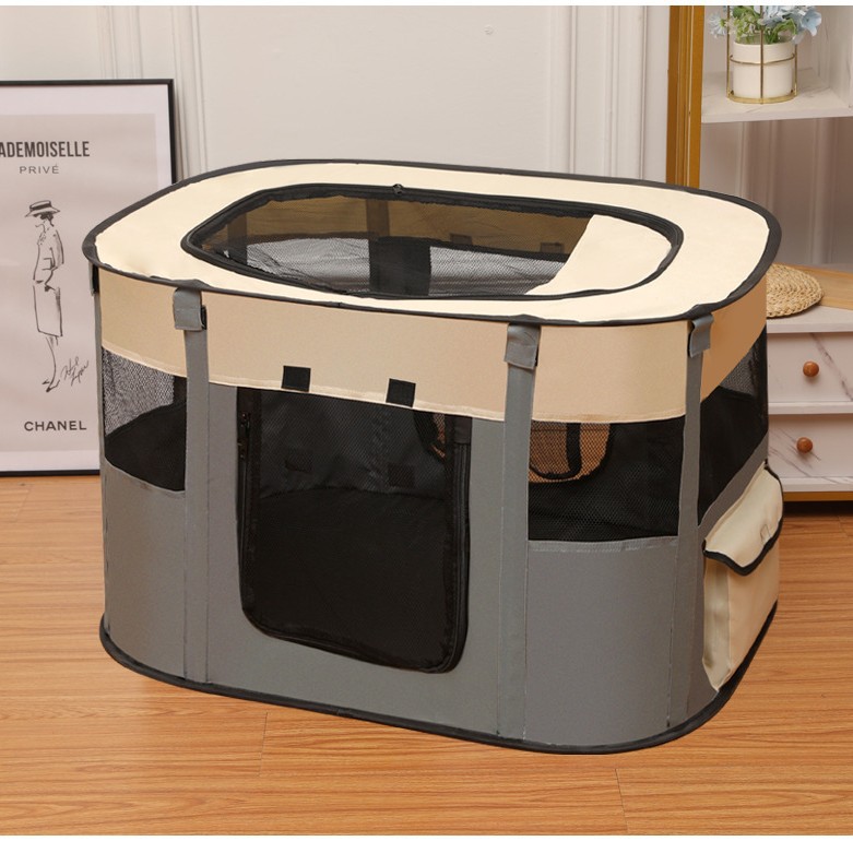Suministros para mascotas gato nido Villa gato perro jaula al por mayor cerrado mascota valla carpa gran espacio bebé gato sala de parto