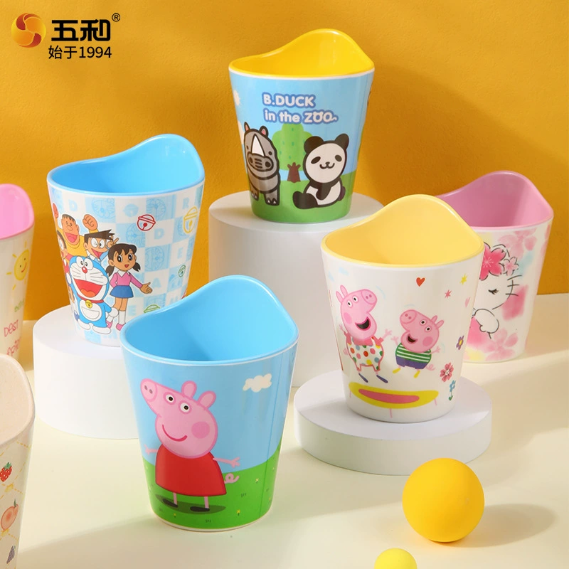 2023 Интернет-знаменитости Мультфильм Детская чашка для воды Бытовая детская питьевая вода Прямая чашка для питья Молочная чашка Падение Симпатичная мультяшная чашка