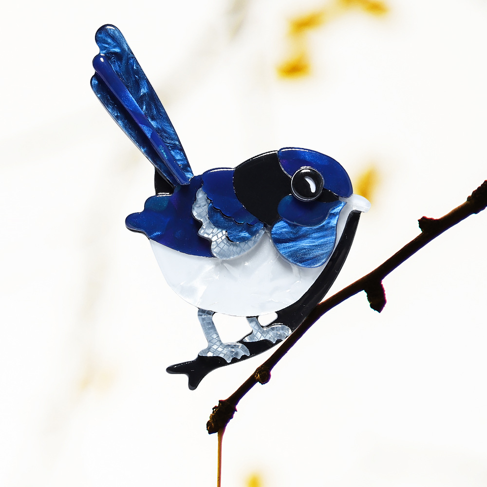 Daily, Street Occasion Cute Pin Magpie Arylic Stoving Varnish Unisex Brooches
