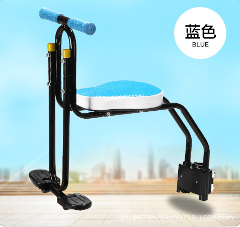 Asiento de bicicleta para niños asiento de bebé seguro asiento de bicicleta de montaña delantero suministros de equitación