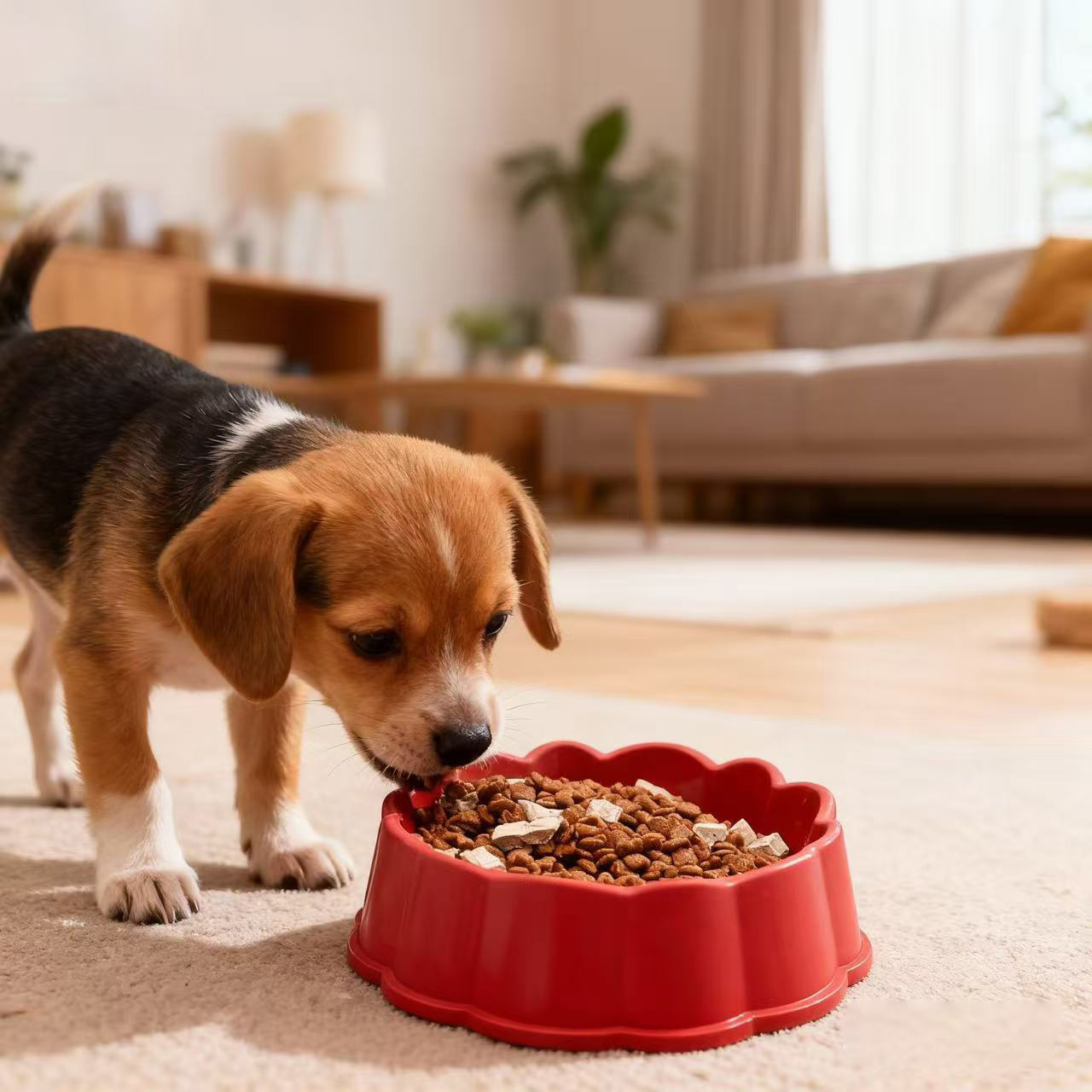 Tazón para perros transfronterizo Tazón para perros Tazón para mascotas anti-volteo Tazón de arroz para perros Tazón de agua Tazón de plástico para perros Tazón para gatos al por mayor