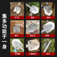 Outdoor engineering shovel multi-functional folding military shovel Camping Fishing digging manganese steel military shovel shovel factory