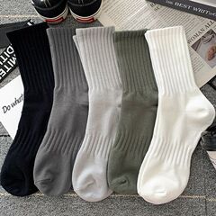 諸及び靴下男性用冬男性用ストッキング黒白色秋冬ストッキング防臭吸汗通気性スポーツソックス