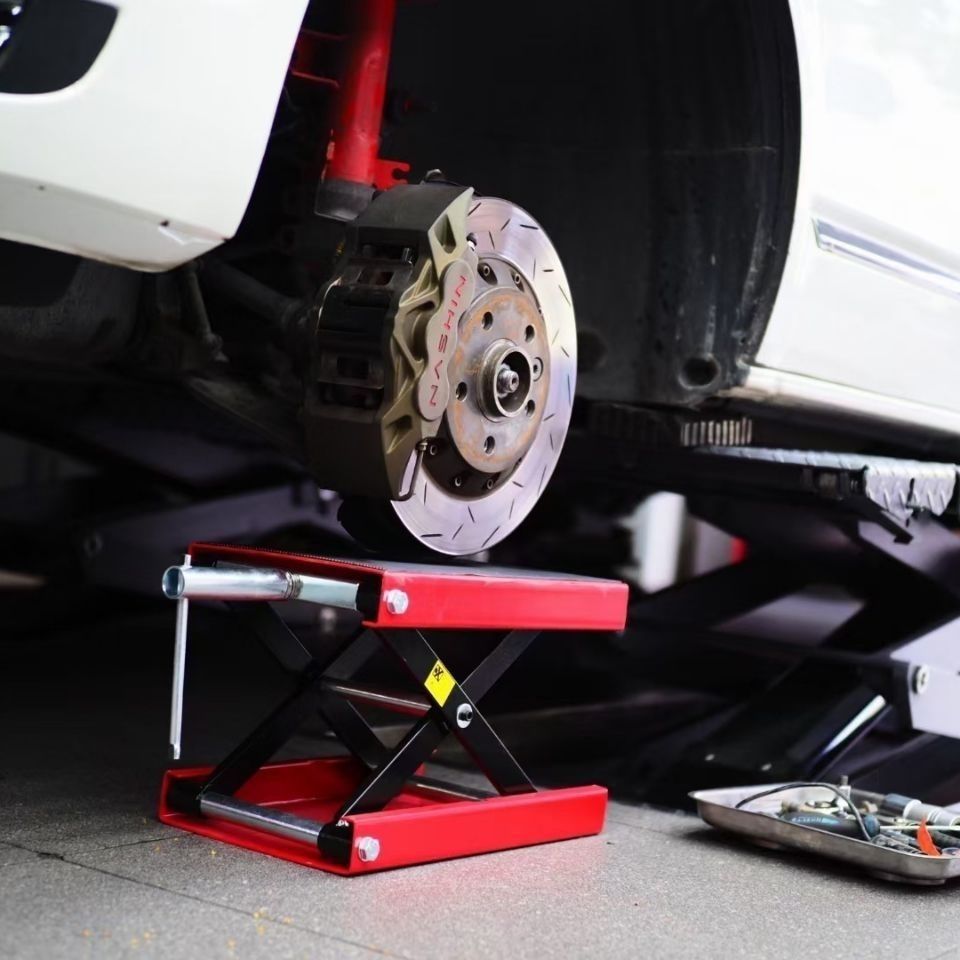 Motorcycle lift table, repair bench, support stand, parking stand, tool lift rack, vehicle maintenance tool bench, one piece