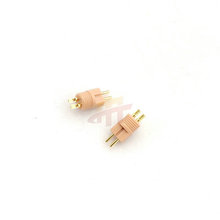 0.78mm耳机插针 CM0.78焊点U型焊接口米色塑胶高导合金铜插针插头