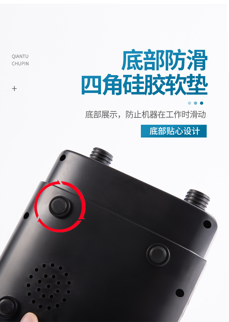 冲锋舟橡皮艇便携式SUP电动浆板充气泵直流高压20