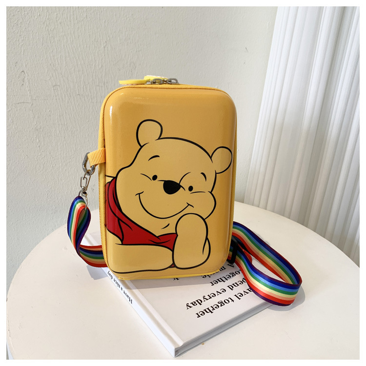 Creativo y simple 2025 nueva tendencia de moda bolso de cáscara de huevo para niños bolso de mensajero de hombro fresco y dulce para mujer de dibujos animados