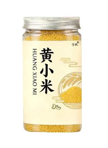 Yellow Millet Huang Xiao Mi 500g Bag New Crop Hulled Millet Grain for Congee Porridge and Culinary Use in use
