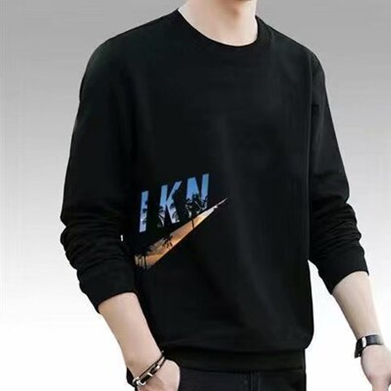 Cheap Autumn Clothes for Work Men's Long Sleeve T-shirt Top T-shirt plus size Base Shirt