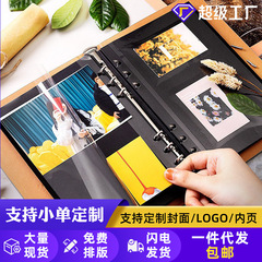 アルバム自己粘着本diyカード収集帳は6インチのカード帳のルーズリーフ収納帳アルバムの卸売りを撮影しました。
