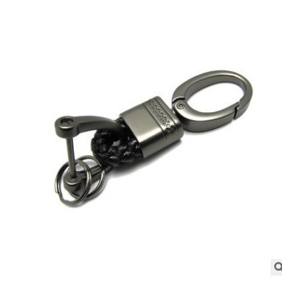 Llavero de metal creativo nuevo trenzado cuerda coche llavero Martin hebilla pequeño regalo colgante