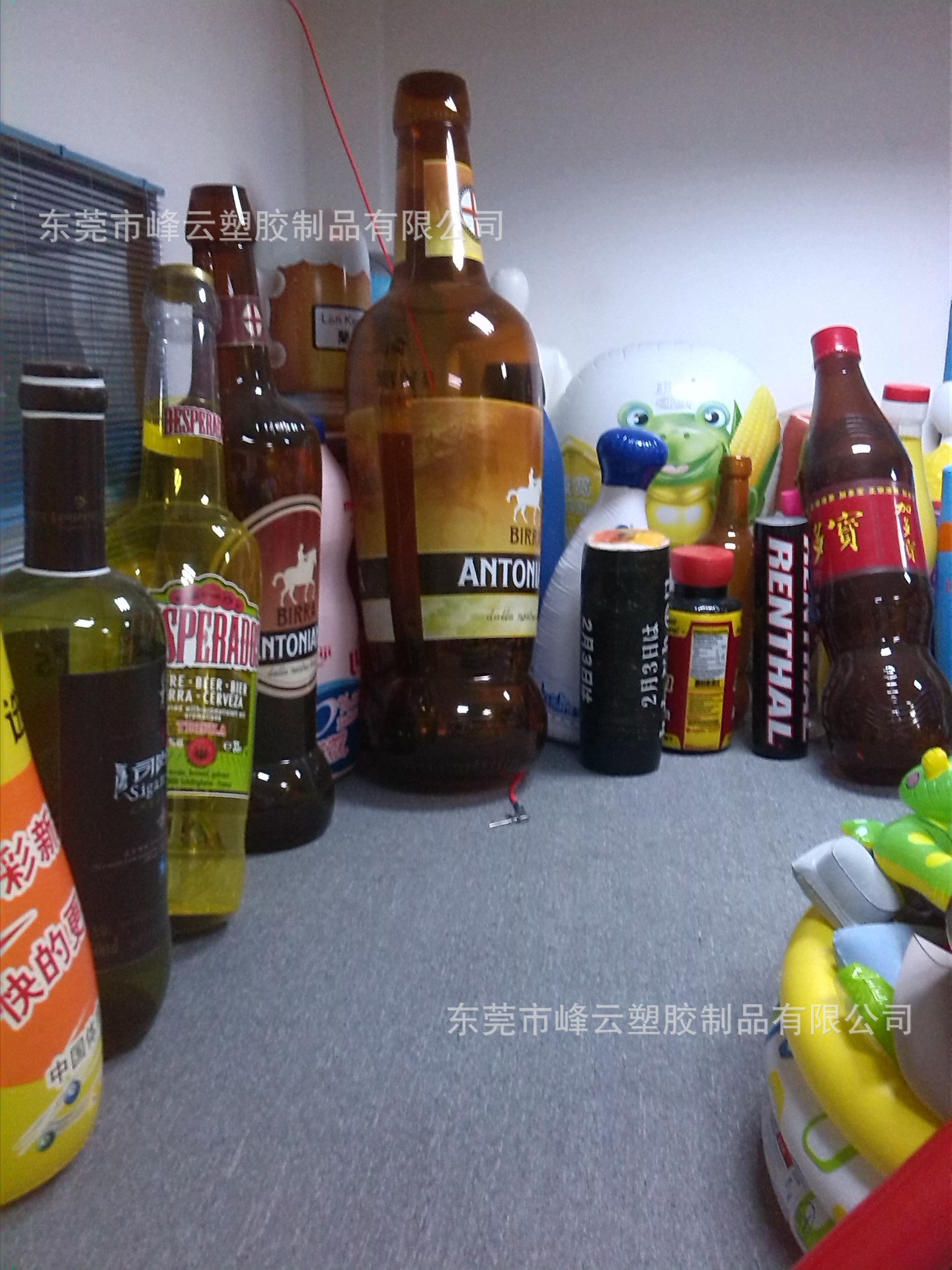 工厂 PVC充气瓶子广告瓶子PVC充气啤酒白酒红酒瓶广告闭气模型-阿里巴巴