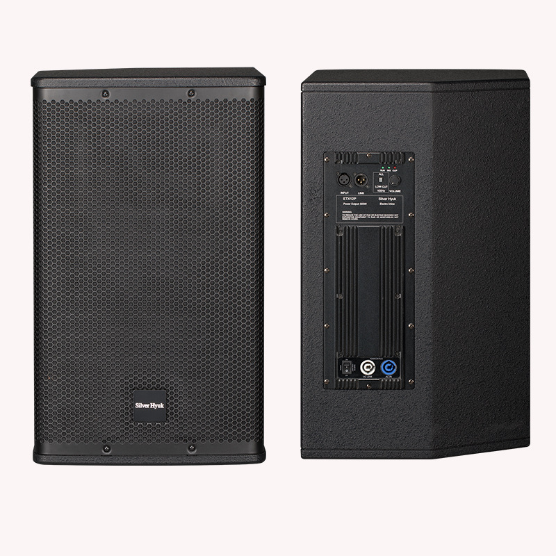 Altavoz de monitoreo activo portátil de escenario al aire libre conjunto completo de 12 pulgadas y 15 pulgadas sistema de sonido profesional activo