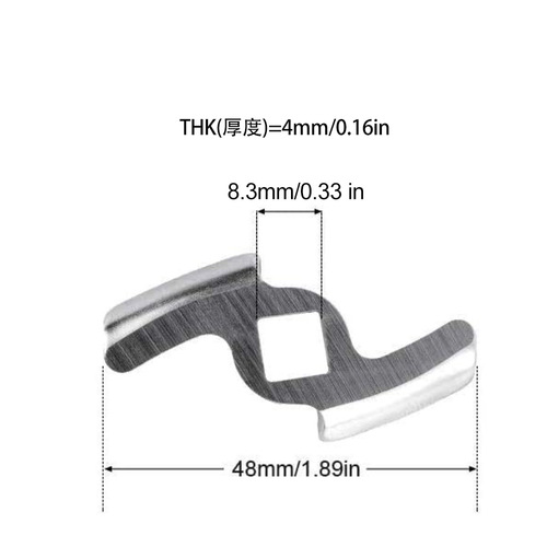 Household meat grinder blade, sausage stuffer stainless steel cross-cut knife, chili grinder accessory, Jinzheng minced meat processor blade mesh