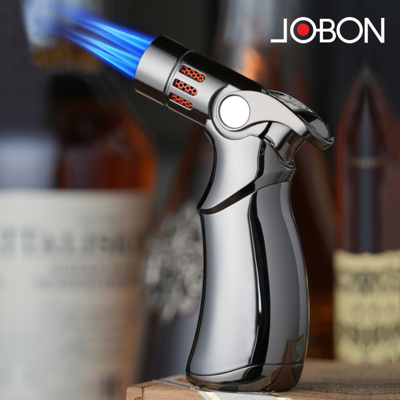 jobon Zhongbang Four-fire Desktop Straight Lighter 659 Mai Cigar Special Windproof Igniter Lighter jobon Zhongbang Four-fire Desktop Straight Lighter 659 Mai Cigar Special Windproof Igniter Lighter