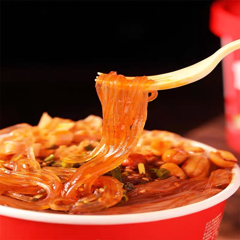 Qianli Shu Authentic Chongqing Sour and Spicy Noodles, Multi-Packs, Dorm Snack, Nighttime Snack, Instant Cup Noodles, Popular Trend