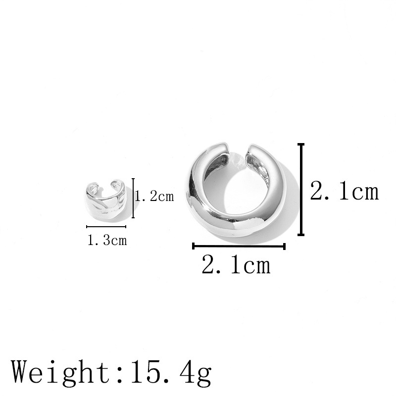 Großhandel Schmuck Mode C-form Quaste Herzform Legierung Künstliche Perlen Strasssteine Vergoldet Inlay Ohrclips display picture 20