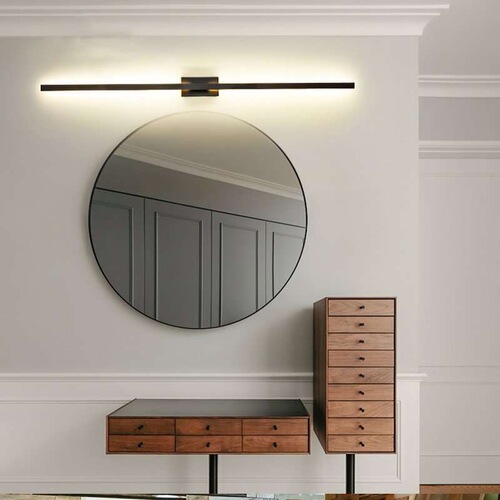 Nordic minimalist designer wall lamp post-modern living room restaurant aisle decoration hotel bedside linear line wall lamp