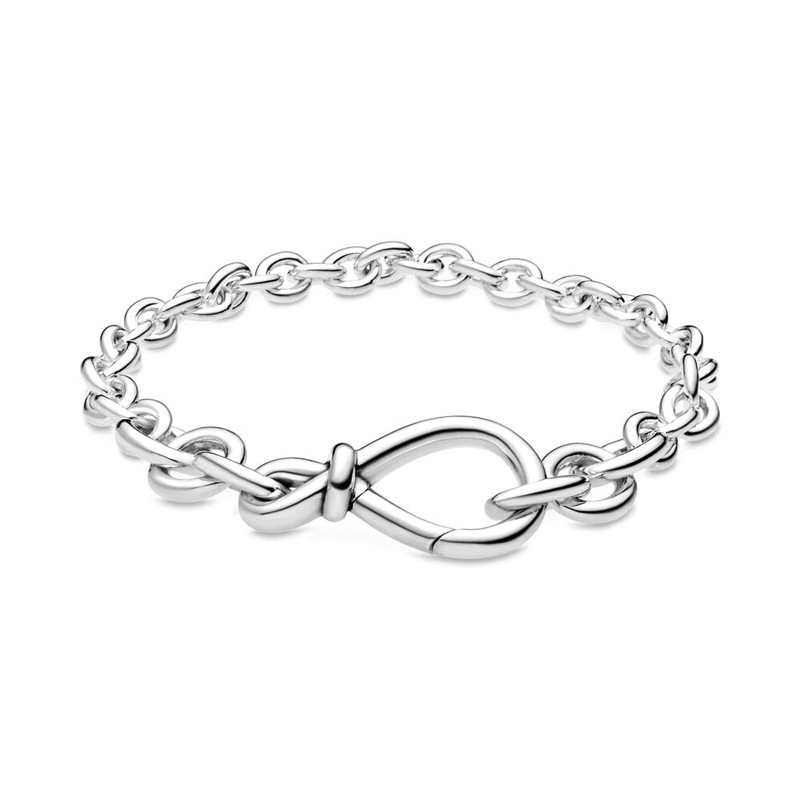 Tennis Racket Charm Bracelet In Silver Plated White Copper Jewelry_voghion.com