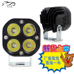 国境を越えた工場 40 ワットオートバイ四つ葉のクローバースポットライト車の車の LED 作業灯修正された白と黄色の 2 色車のライト