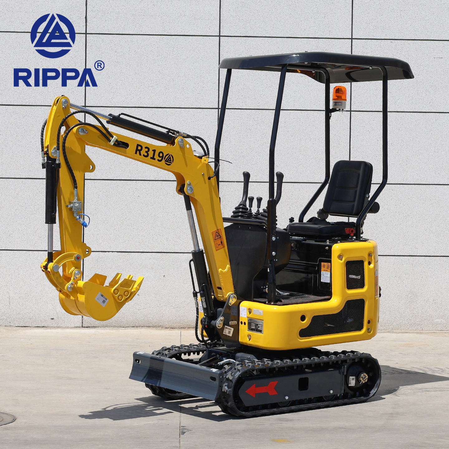 Mini Excavadora Multifuncional R319 Hidráulica para Todo Terreno image 3