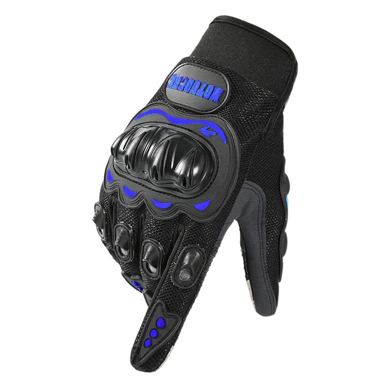 Four Seasons guantes de carreras de verano cálido motocicleta todoterreno anti-caída antideslizante pantalla táctil guantes de conducción de motocicletas para hombres y mujeres
