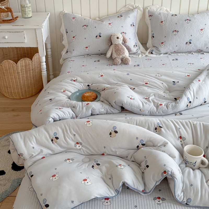 Gray puppy / Spring and autumn quilt -150*200cm[ 3.3kg]