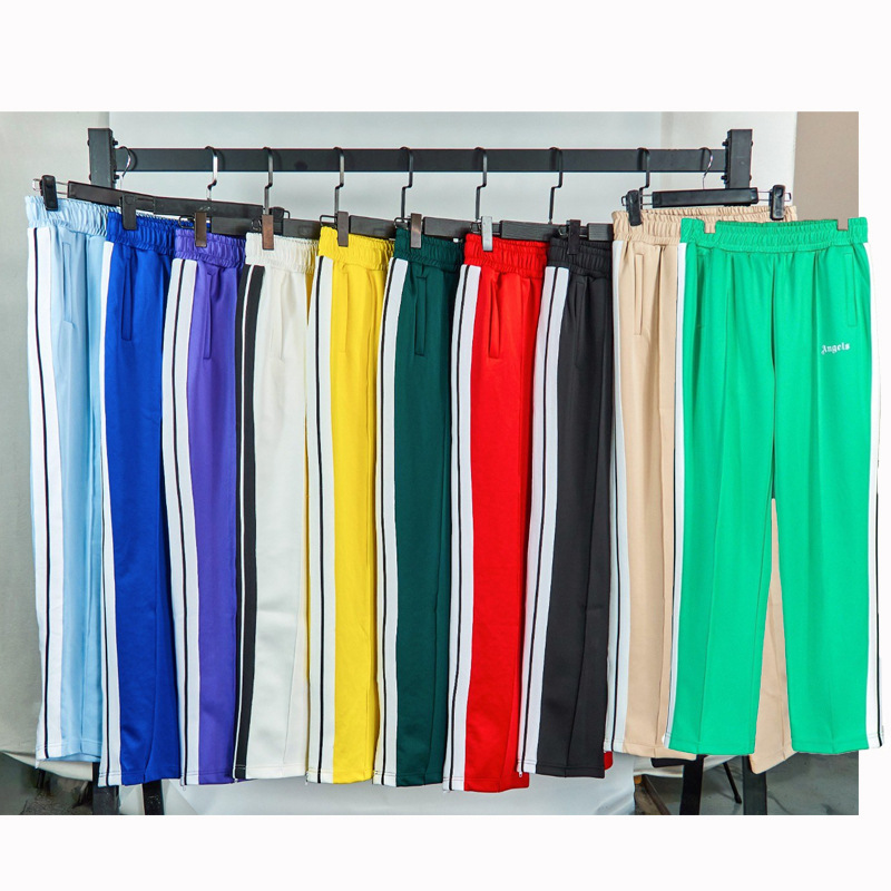 Cross-Border Foreign Trade Wholesale Angel Blue Three-Stripe Long Pants Student School Pants Zipper Cuff Pants Sports Drawstring Long Pants Cross-Border Foreign Trade Wholesale Angel Blue Three-Stripe Long Pants Student School Pants Zipper Cuff Pants Sports Drawstring Long Pants