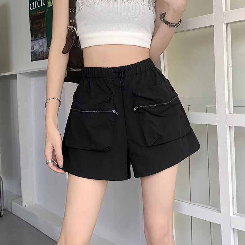 American Style Workwear Shorts Women's 2024 Summer New Style Loose A- word Quick-drying Sports Casual Pants for Small Men American Style Workwear Shorts Women's 2024 Summer New Style Loose A- word Quick-drying Sports Casual Pants for Small Men