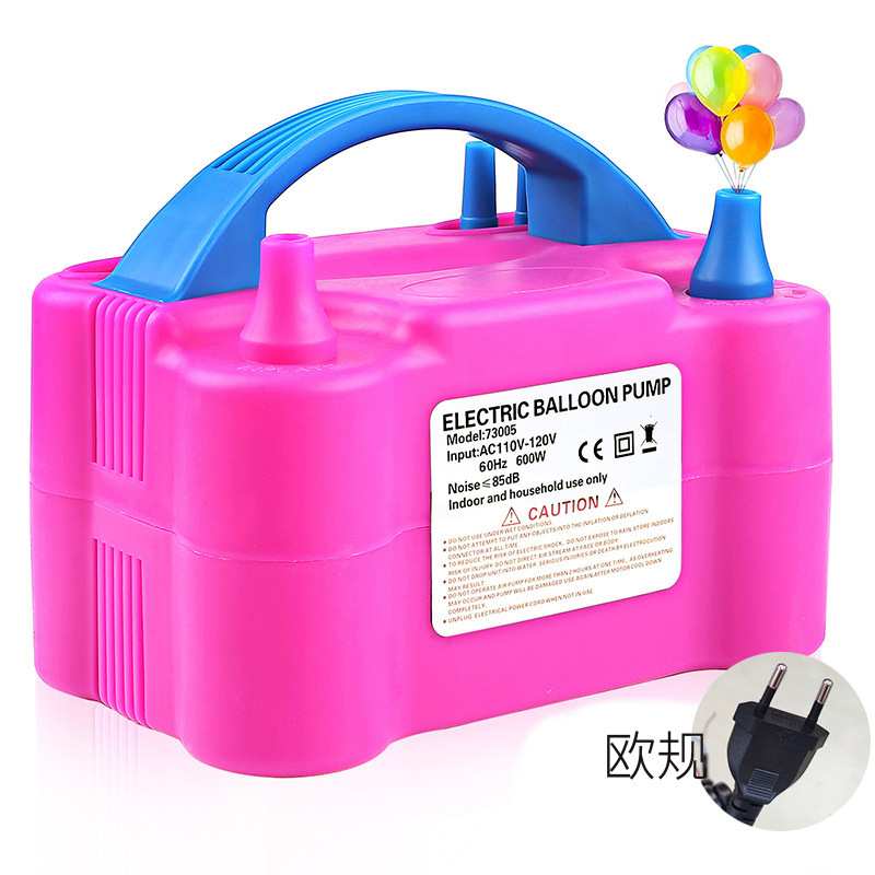 Bomba de bolas eléctrica Bomba de aire 73005 Máquina de soplado de globos Máquina de bolas de doble orificio 600W Sala de bodas Herramienta de soplado de globos