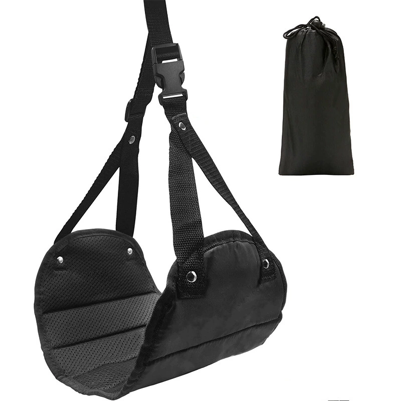 Подставка для ног для путешествий, подставка для ног для офиса, подставка для ног для самолетов и скоростных поездов, подвесная подставка для ног с сумкой для хранения.