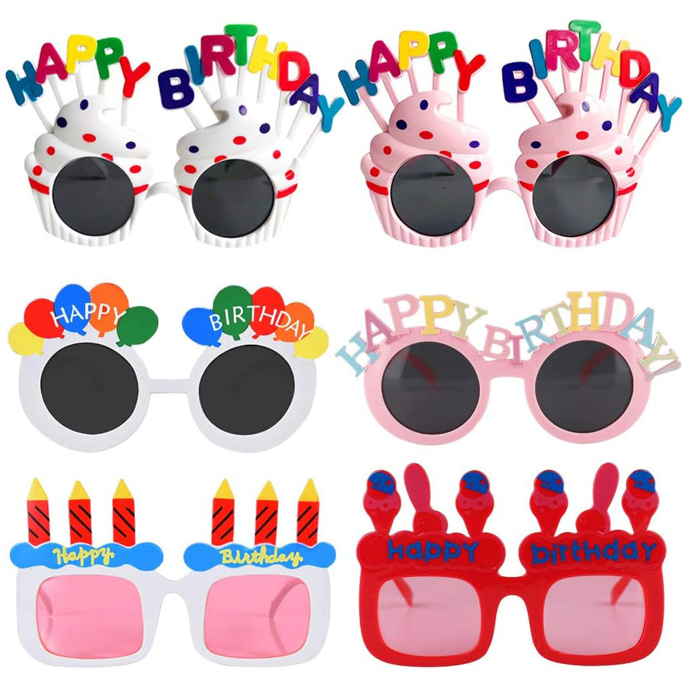Gafas de fiesta de cumpleaños Gafas de fiesta Happy birthday FIESTA Gafas de feliz cumpleaños