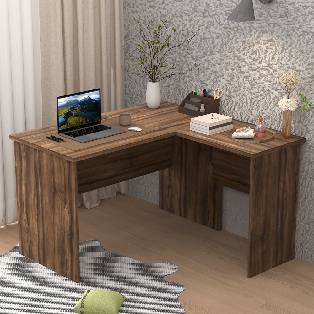 Esquina transfronteriza escritorio de escritorio comercial dormitorio escritorio de escritorio doméstico escritorio en forma de L escritorio de escritorio de computadora de esquina al por mayor