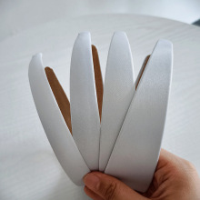 4/3/2.5/2/1.5cm全包布白色塑料发箍 DIY全包布发箍，全包头箍