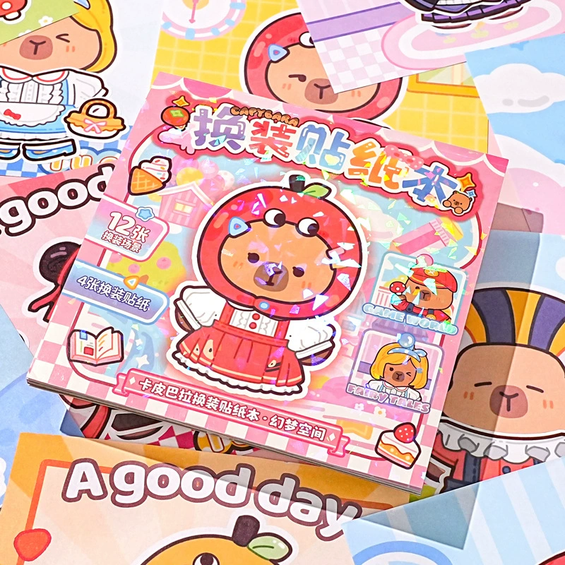 Cartoon sticker, mobile phone, suitcase